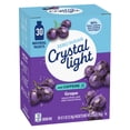 thumbnail image 5 of Crystal Light Grape Naturally Flavored with Other Natural Flavor Powdered Drink Mix with Caffeine, 30 Count On-the-Go Packets, 5 of 10