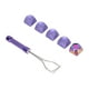 thumbnail image 5 of 5 uds teclas de Metal chapado en Color táctil especial hermosas texturas decorativas XDA teclas para teclado mecánico púrpura, 5 of 14