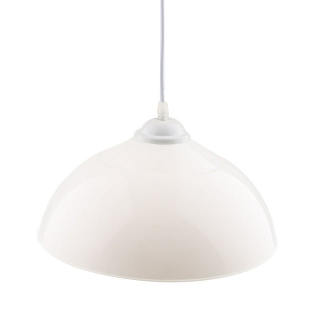 Abat-jour Semi-Circulaire pour Plafond, Couvre-Luminaire Suspendu, Abat-Jour Suspendu, Luminaire Suspendu Blanc