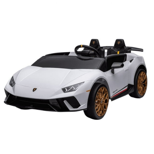 Licensed 24V Lamborghini Huracan 4×4 Complete Edition 2 Seater Kids Ride On Cars, Leather Seat, Rubber Tires With Remote Control