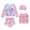 swimsuit 329#Pink1, variant on Swimsuit for Girls Cartoon Printed Long Sleeved Sun Protective Bathing Suit 4 Piece for Kids Lightweight Vacation Outfit