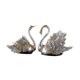 thumbnail image 2 of 2 esculturas de cisne, adornos de cisne, chucherías elegantes para el Día de San Valentín. plata, 2 of 9