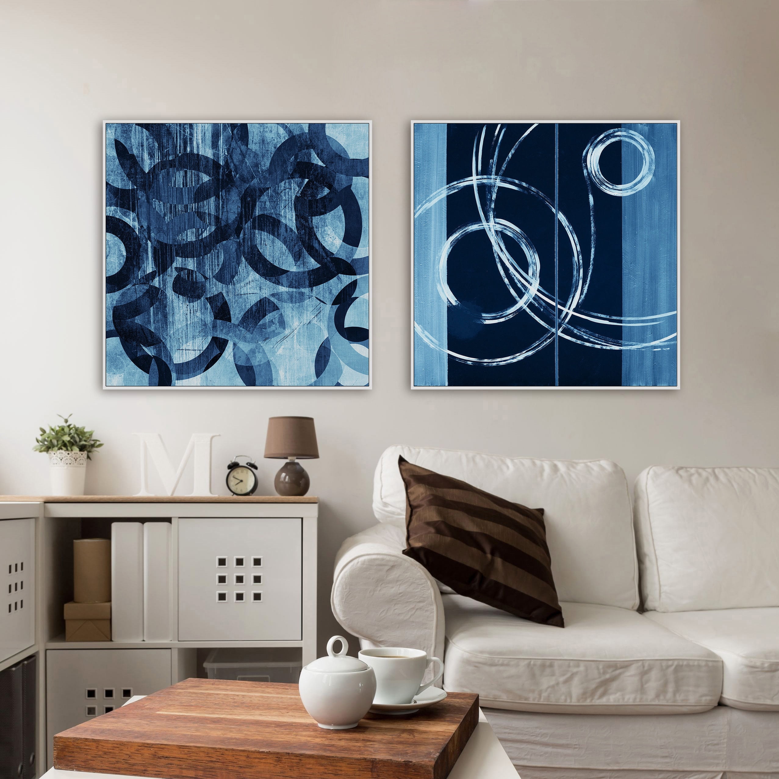 Linked Rings Diptych