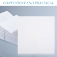 thumbnail image 3 of SOPOTUTU 100Pcs White Polyester Industrial Cleaning Cloth for Woodworking Dust Removal, 3 of 6