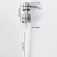 thumbnail image 2 of Universal Soap Dispenser Head Replacement Spare Part Compatible With Standard Neck Sizes Durable Stainless Steel Brushed Finish Reusable For Kitchen And Bathroom Use, 2 of 2