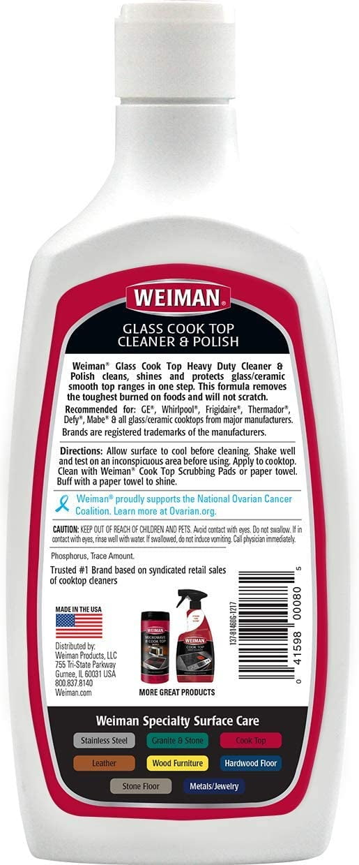 walmart weiman cooktop cleaner