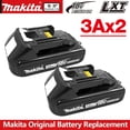 thumbnail image 1 of 100% Original Makita BL1860B 18V 6.0Ah Battery with LED Power Indicator Extended Runtime for LXT Cordless Tools, 1 of 12