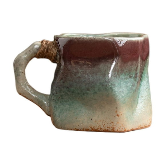 Btomtd 11oz Multi Colored Minerals Crystal Coffee Mug, Elegant Christmas Gift Idea Cups, Natural Stone Patterned Ceramic Tea Cup and Coffee Cup, C