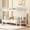 White, variant on Harper & Bright Designs Twin Over Twin Metal Bunk Bed with Storage Stairs and Small Wardrobe, Heavy Duty Low Bunkbeds with Lateral Ladder as Shelves for Adults, White
