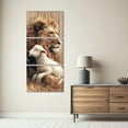 thumbnail image 4 of Christian Bible Verse Canvas Wall Art Religious Lion King Poster Print Office spirational Wall Decor for Living Room Kitchen Decor（Only canvas）, 4 of 6