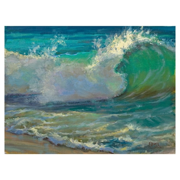 Masterpiece Art Gallery Ocean Wave Majesty by Kathleen Denis Canvas Art Print 18" x 24"