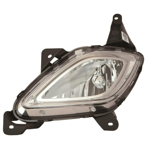 KAI New CAPA Certified Standard Replacement Driver Side Fog Light Assembly, Fits 2012-2013 Hyundai Genesis Sedan