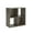 Brown, variant on Signature Design by Ashley Piperton 4 Cube Storage Organizer with Charcoal Finish