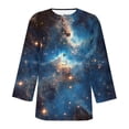 thumbnail image 7 of Lumosvexa Women Graphic Short Shirt Sleeved Tops Womens Casual T-Shirt Button Relaxed T Shirt Dark Gray Size 3XL, 7 of 7