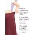 thumbnail image 4 of Stretch Is Comfort Women's Ultra Flex A-Line Knee Length Skirt | Adult Small- 3x, 4 of 7