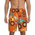 Picia Monster Truck Pajama Shorts for Men, Men's Pajama Bottoms