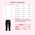 thumbnail image 7 of TiaoBug Kids Boys Padded Protective Shorts Pants Football Training Pants Youth Skateboarding Leggings Black 15-16, 7 of 7