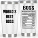 thumbnail image 1 of Taza de Jefe, Regalos para Jefes, Regalos de Navidad para Jefes, Ideas de Regalos para el Día del Jefe, Los Mejores Regalos de Agradecimiento a Jefes, Divertida Taza de Café de Viaje, 20 oz, 1 of 6