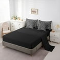 thumbnail image 5 of Feelyou Women Hipple Damask Twin Bedding Sets 7pcs, Boho Butterfly Animal Comforter Set, 5 of 8