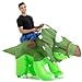 thumbnail image 3 of HSCTEK Inflatable Dinosaur Costume Adult Men Women, Blow Up Costume Riding Triceratops Dinosaur Costume Youth, Ride On Dinosaur Halloween Costume Teen, 3 of 4