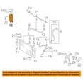 thumbnail image 3 of For 2007-2010 Elantra Front Coolant Reservoir White Plastic 25431-2H000 Q, 3 of 5
