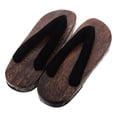 thumbnail image 5 of Masteelf Men's Japanese Style Wooden Clog Sandals, Comfortable Round Toe, Traditional Design, Multi-Color, Size 41, 5 of 7
