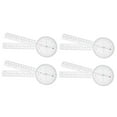 thumbnail image 4 of Raindrops 4 Pcs  Goniometer Protractor for Measurement Angle Protractor Ruler Plastic Angle Measuring Tool, 4 of 8
