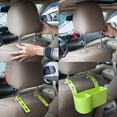 thumbnail image 4 of Reposacabezas del coche Asiento trasero Organizador Portavasos Bebida Bolsillo Bandeja de comida Universal Libera tus manos. para un tiempo más conveniente en su automóvil (negro) brillar Hogar, 4 of 4