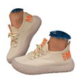 thumbnail image 3 of YLYL Womens Knit Sneakers Lace up Thick Sole Breathable Mesh Lightweight Comfortable Casual Walking Shoes, 3 of 9