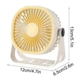 thumbnail image 4 of Personal Cooling Fan USB Desktop Fan Three-Speed Wall Mounted Mini Electric Fan with Spray Cooling Function for Travel Use, 4 of 6