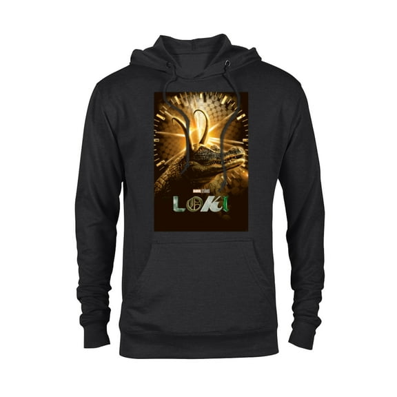 Marvel Loki Disney Alligator Loki Character Poster - Pullover Hoodie for Adults – Customized-Black
