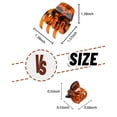 thumbnail image 5 of Medium Hair Clips, 18 Pcs 1.38 Inch Hair Claw Clips Medium Size, No-Slip Jaw Clips, Hair Clips Medium for Women and Girls, 5 of 7