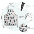 thumbnail image 7 of Multicolor Christmas Forest Pattern Kids Aprons for Girls and Boys,Adjustable Neck Strap Toddler Aprons for Kids Cooking Baking, 7 of 7