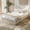 Creamy White, variant on Gaderth Wood Platform Bed,Low Profile Bed Frame Without Headboard,Fluted Design Minimalist Bed Base With Noise-Free,Easy Assembly,No Box Spring Needed