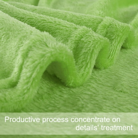 Soft Warm Fleece Blanket Throw Rug Plain Plush Flannel Solid Sofa Bed Blankets Lime Green Full Size Canada Soft Warm Fleece Blanket Throw Rug, Lime Green Throws For Sofas