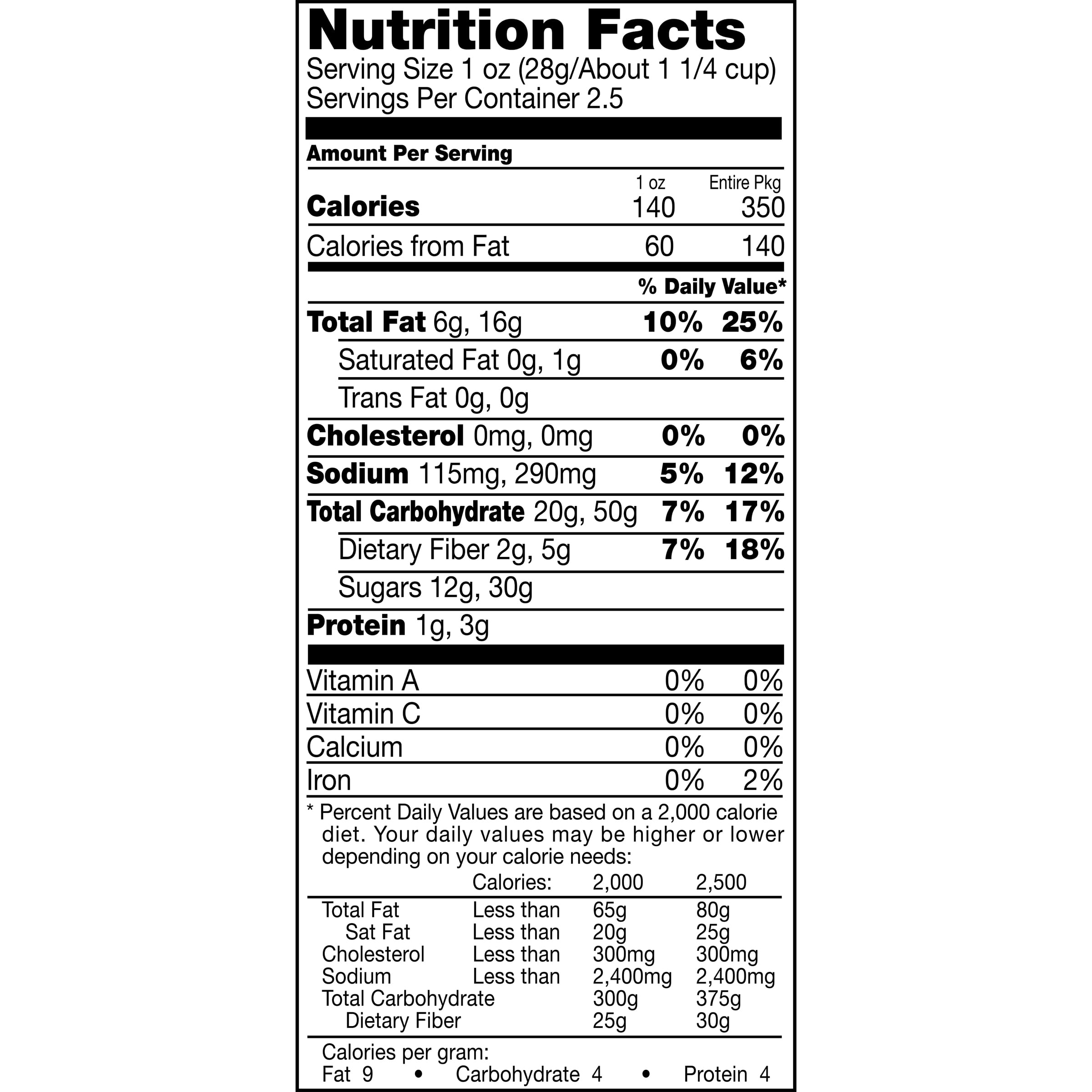 Smartfood Sweet & Salty Kettle Corn Popcorn 2.5 oz. Bag