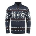 thumbnail image 4 of FYDUU Christmas Sweater Cardigan Men's Autumn Winter Outdoor Casual Cardigans Style Slim Fit Pullover Knit Sweater Jacket Stylish Work Sweaters, 4 of 6