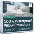 thumbnail image 1 of Paquete de 8 protectores de almohada Niagara, impermeables, estándar, 20 x 26, 1 of 8
