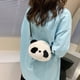 thumbnail image 5 of Bolso bandolera de panda de felpa 3D Para mujer JShteea Bolso bandolera pequeño con cremallera, 5 of 9