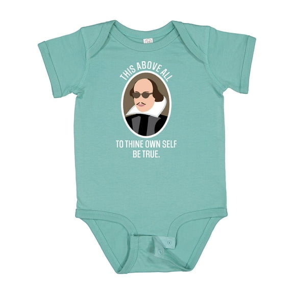 Inktastic To Thine Own Self Be True Shakespeare Boys or Girls Baby Bodysuit