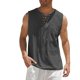 thumbnail image 1 of Men's Cotton Linen Tank Top Shirts Casual Stylish Mens Shirts Sleeveless Beach Tops-Dark gray, 1 of 4