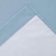 thumbnail image 2 of 2 Piece 100% Blackout Insulated Rod Pocket Kitchen Curtain Tiers Set for Small Windows 36" Long, Slate Blue, 2 of 3