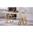 thumbnail image 2 of Dia Gold Marble Dining Table With Marble Top, 2 of 3