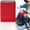 Red, variant on Sized 3 Ring Refillable Notebook 14×9.8cm 180 Lined Pages In 7 Trendy