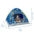 thumbnail image 3 of Ozark Trail Kids Play Tent, Easy Set up, Space Pattern, Blue, Ideal for 2 Children, 3 of 13