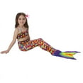 thumbnail image 3 of Girls Mermaid Tail Swimsuit Bikini Set Swimwear Swimming Costume Bathing, 3 of 4