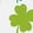 White, variant on Shamrock Heart Lucky Clover St. Patricks Day Design Toodler's T-shirt