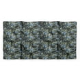 thumbnail image 5 of Bimba Gray Leaves & Blue Flower Floral Pure Silk Printed Head Bandanas Summer Neck Wrap Scarf 40 x 40 Inches, 5 of 6