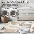 thumbnail image 5 of ODIKA 8'x10' Machine Washable Non-Slip Area Rug, Matisse Inspired Cutout with Fluid Abstract Shapes High Traffic Rug, Beige, 217819, 5 of 7