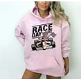 thumbnail image 2 of RACE DAY Graphic Unisex Fleece Hooded Sweatshirt, 2 of 8